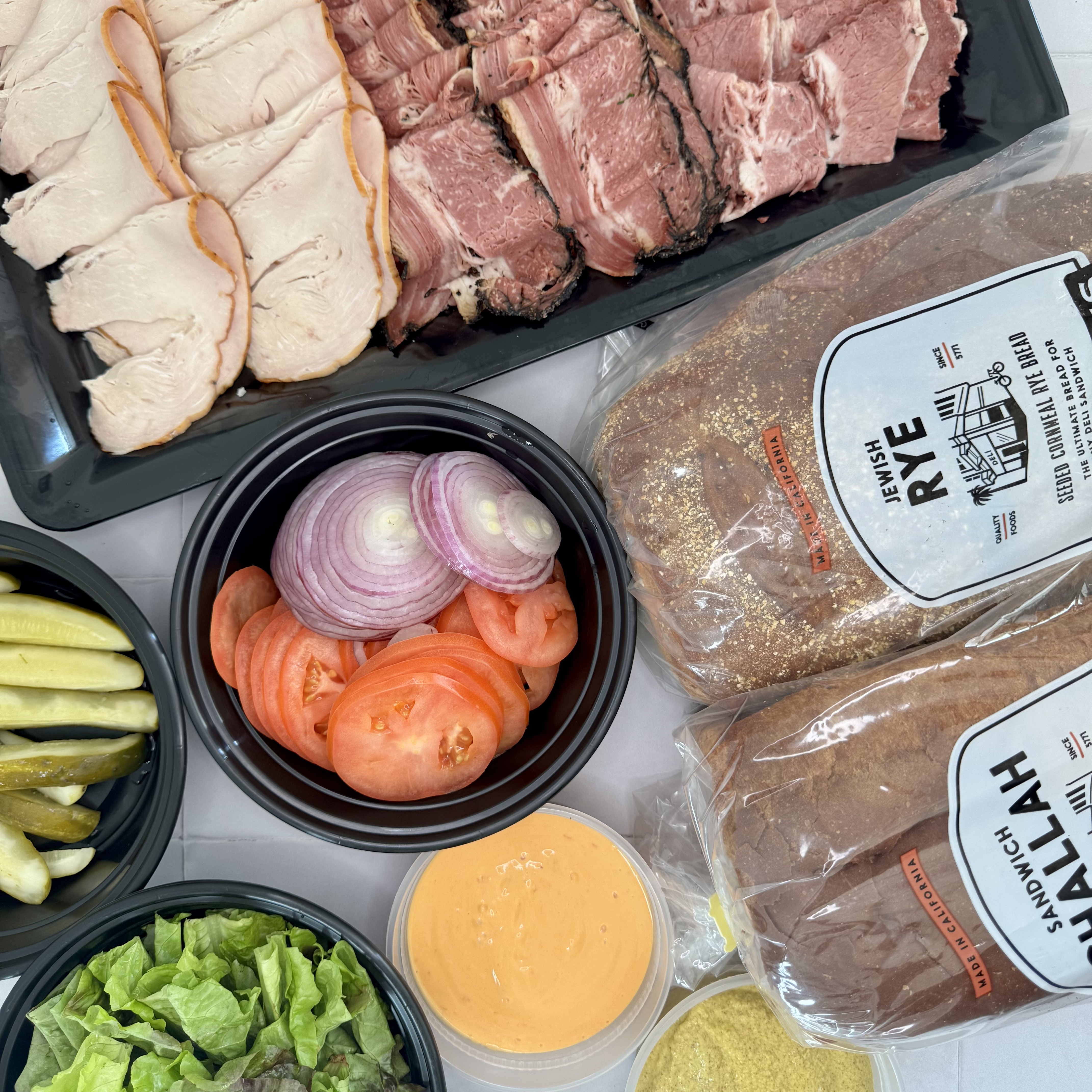 DIY DELI SANDWICH PLATTER